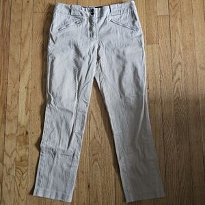 Tommy Hilfiger Y2K Mid Rise Equestrian Style Skinny Pants Tan Sz 4